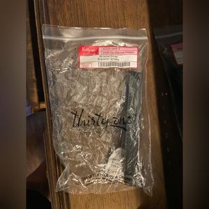 City charcoal pebble wristlet strap